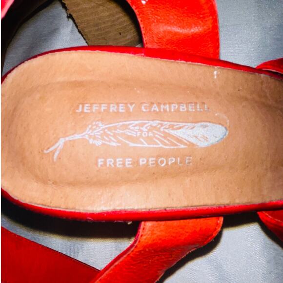 Jeffrey Campbell X Free People Sandals - Women's Size 10 - Satin‎ Straps - Picture 3 of 12